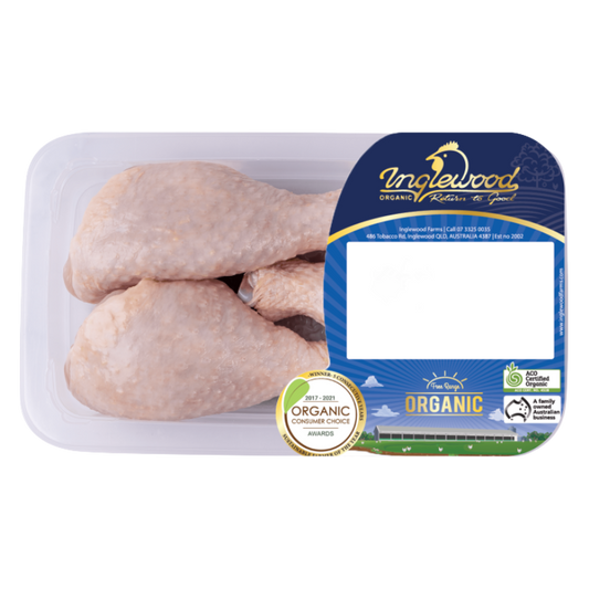 Inglewood Farms - Drumsticks Fresh Organic Chicken 1kg
