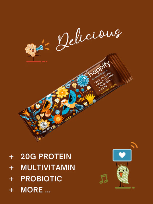 Happify - Protein & Prebiotic Bar 80g