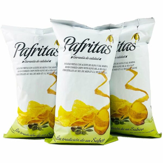Pafritas - Potato Sea Salt & Olive Oil Chips 120g