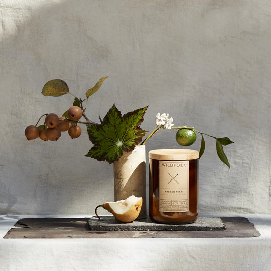 Wildfolk - French Pear Glass Soy Candle