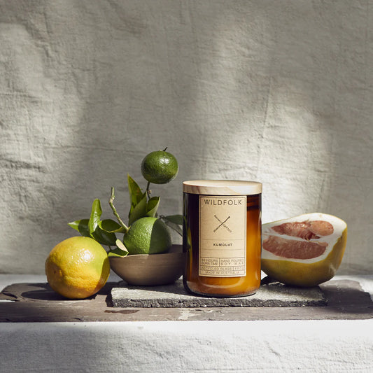 Wildfolk - Kumquat Glass Soy Candle