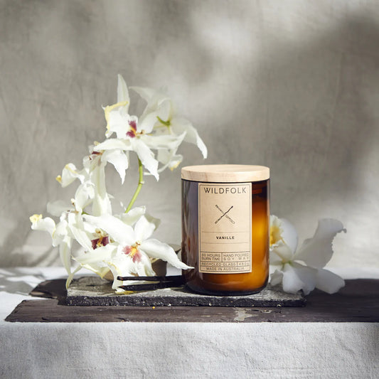 Wildfolk - Vanille Glass Soy Candle