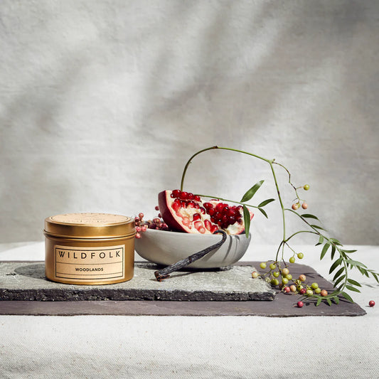 Wildfolk - Woodlands Soy Candle (Gold Tin) 190g