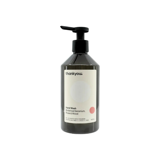 Thank You - Hand Wash Geranium Rose & Wood 500ml