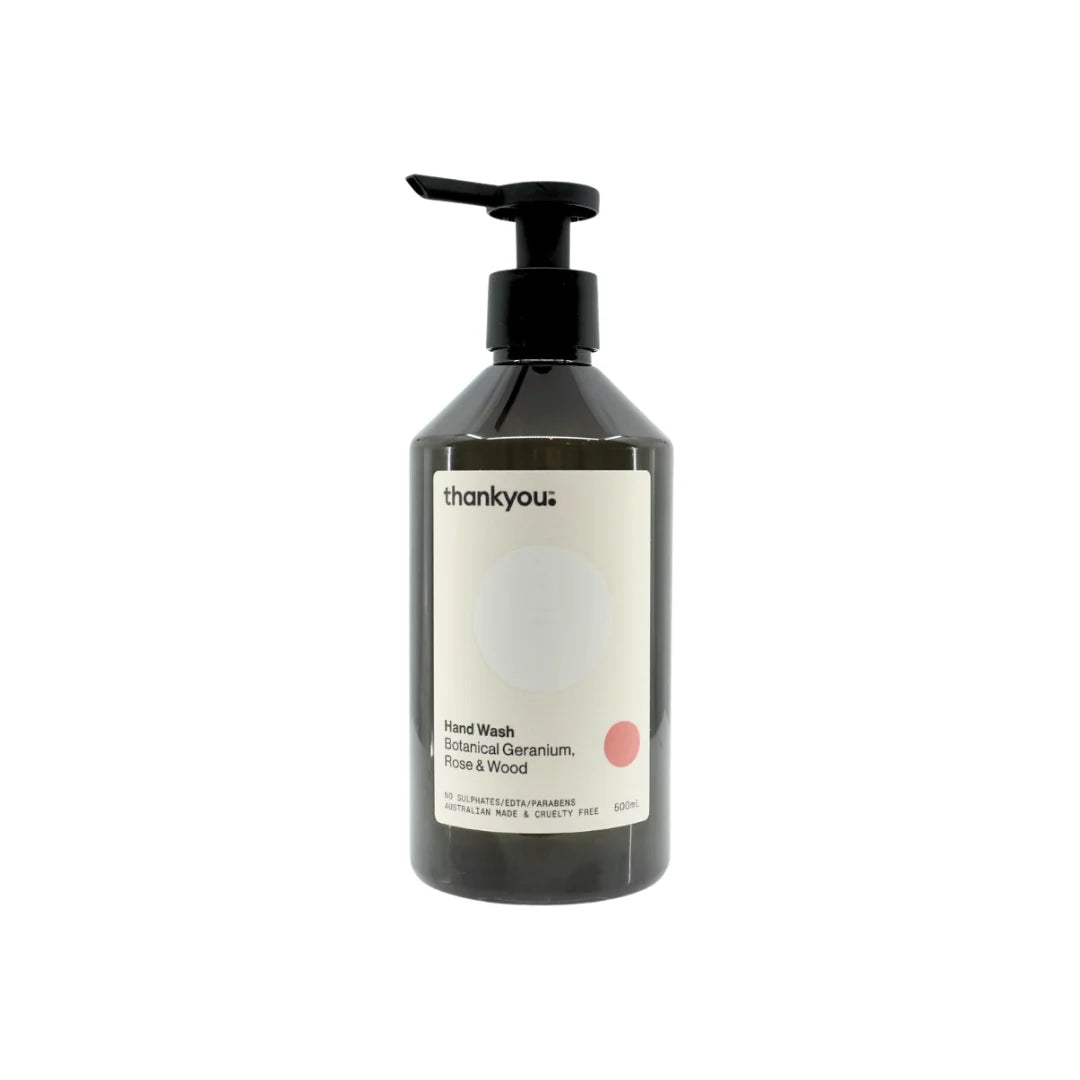 Thank You - Hand Wash Geranium Rose & Wood 500ml