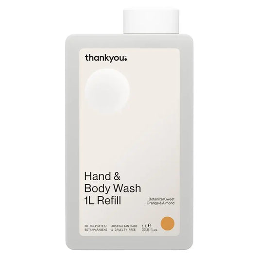 Thank You - Body Wash Orange & Almond 1lt