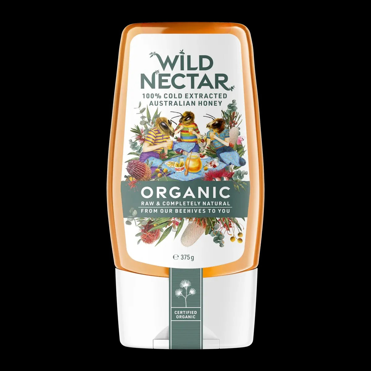 Wild Nectar - Organic Honey Squeeze 375g
