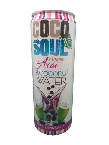Coco Soul - Organic Acai Coconut Water 355ml