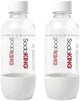 SodaKing - Classica 1 Litre Twin Pack - White