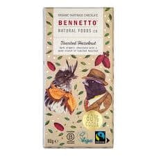 Bennetto Toasted Hazelnuts Chocolate 80g